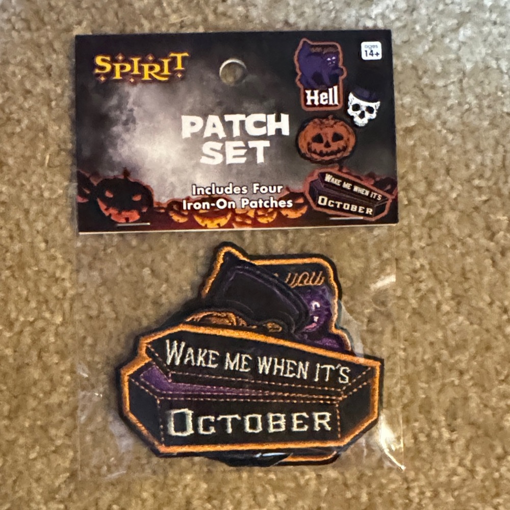 NWT Halloween October Patches